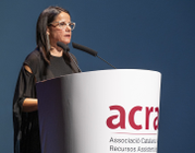 Declaració Cinta Pascual presidenta ACRA Premis ACRA 23