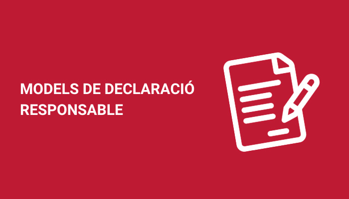 Declaració responsable