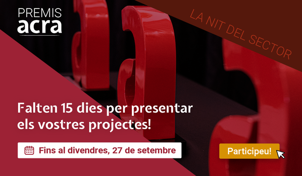 15 dies per presentar Premis ACRA 2024