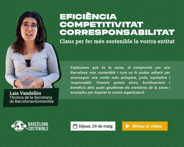 jornada sosteniblitat B+S 29 maig