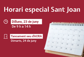 horari sant joan