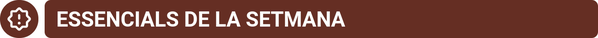capçalera essencials setmana infoacra
