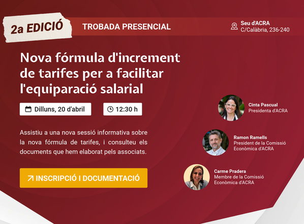 trobada presencial model de tarifes