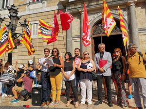 Foto Concentració plaça Sant Jaume