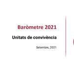 Baròmetre ACRA - Unitats de convivència a les residències assistides (setembre de 2021)