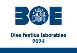 resolució boe festius laborables 2024 2 col